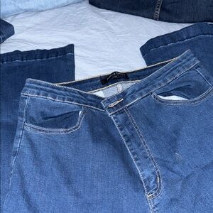 Jealous Tomato Classic Blue Flare Jeans